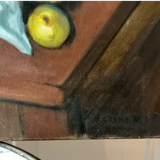 Old painting oil on canvas still life