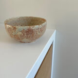 Large handmade stoneware bowl - unique piece