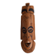 African mask in light wood