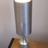 Brushed aluminium lamp
