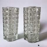 Pair of Windsor vases - JG Durand for Luminarc - large models - 1970