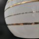 Pair of opaline pendant lights