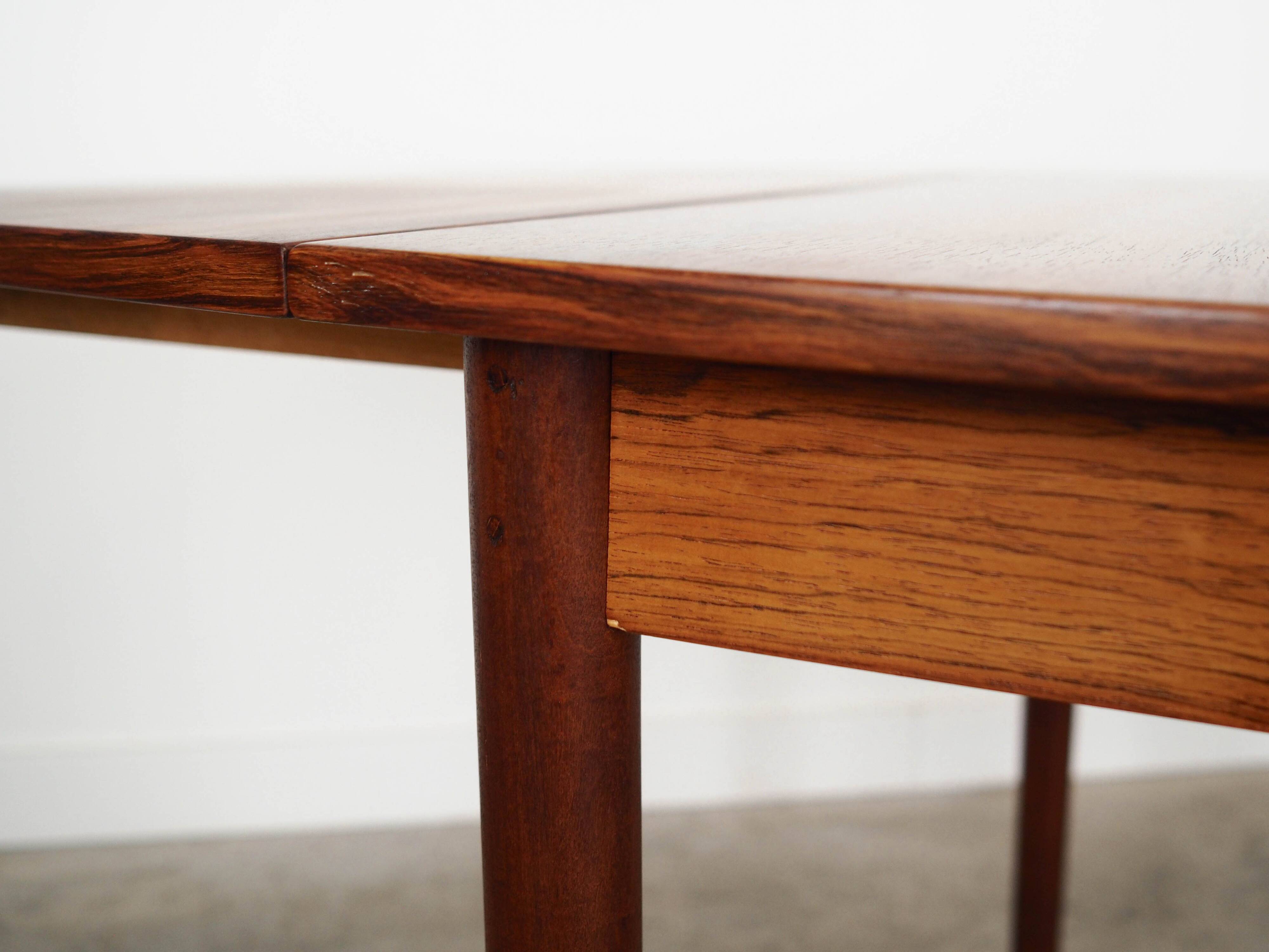 Rosewood table, Danish design, 1970s, production: Denmark