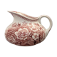 Toilet pitcher Terre de fer Sarreguemines chubby pink