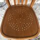 Old BAUMANN Style Bistro Chair Light Bent Wood Vintage #A595