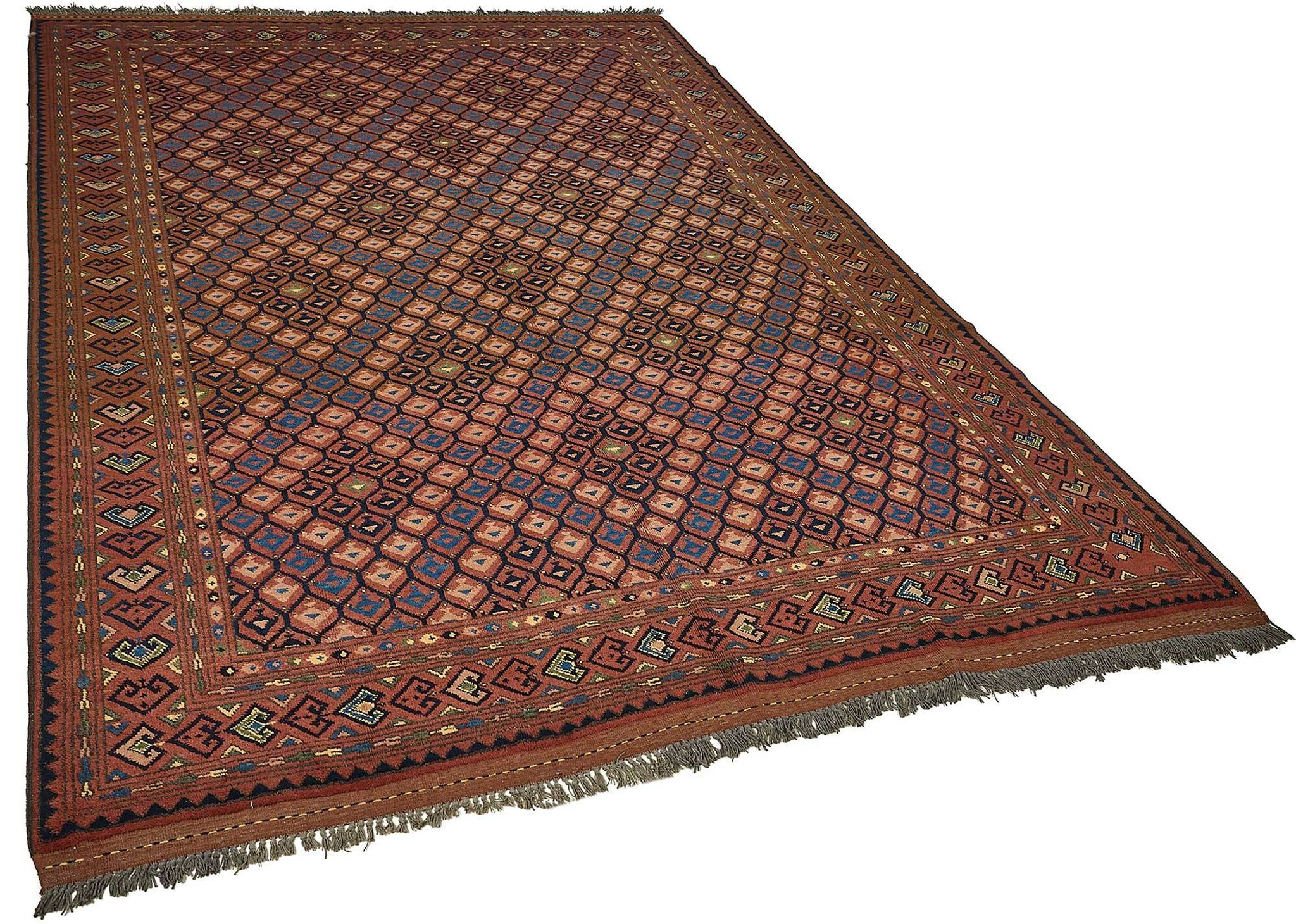 Turkish Handknotted Wool Oushak Rug 196 cm x 303 cm