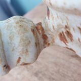 Sauceboat, fondue pot signed Gustave Tiffoche, Saint-Nazaire, 1975