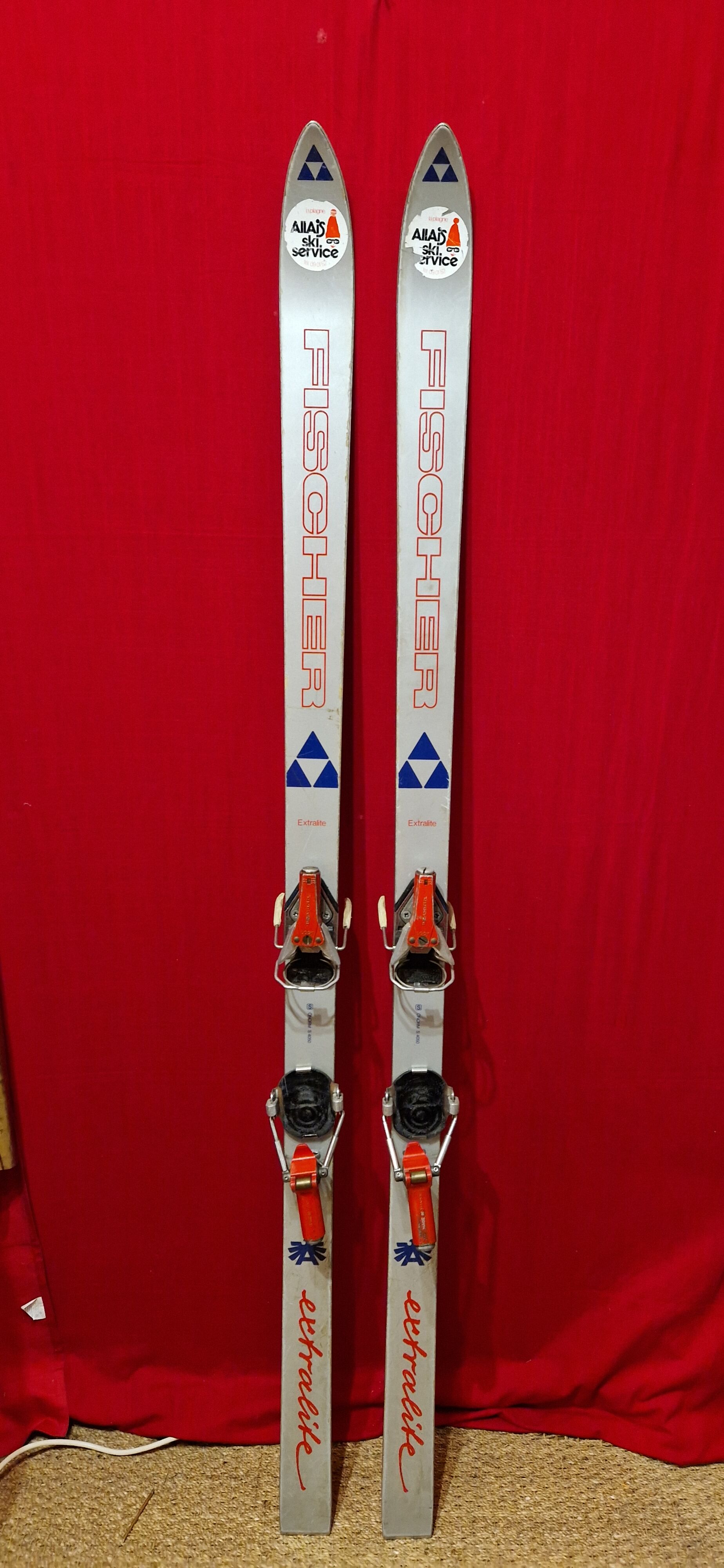Pair of vintage skis