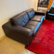 Roche Bobois 3-seater canapé in wenge