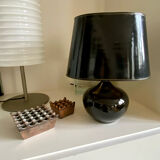 Lampe noire en céramique max idlas