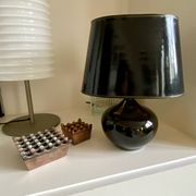 Black ceramic lamp max idlas antique