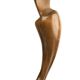 Pair of Large Vintage Teak Sculptures, 1950s