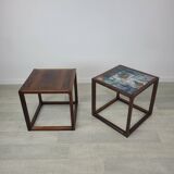 Danish coffee tables design Aksel Kjersgaard 60s vintage rosewood