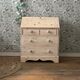 Commode anglaise surmontée d’un secrétaire à pente