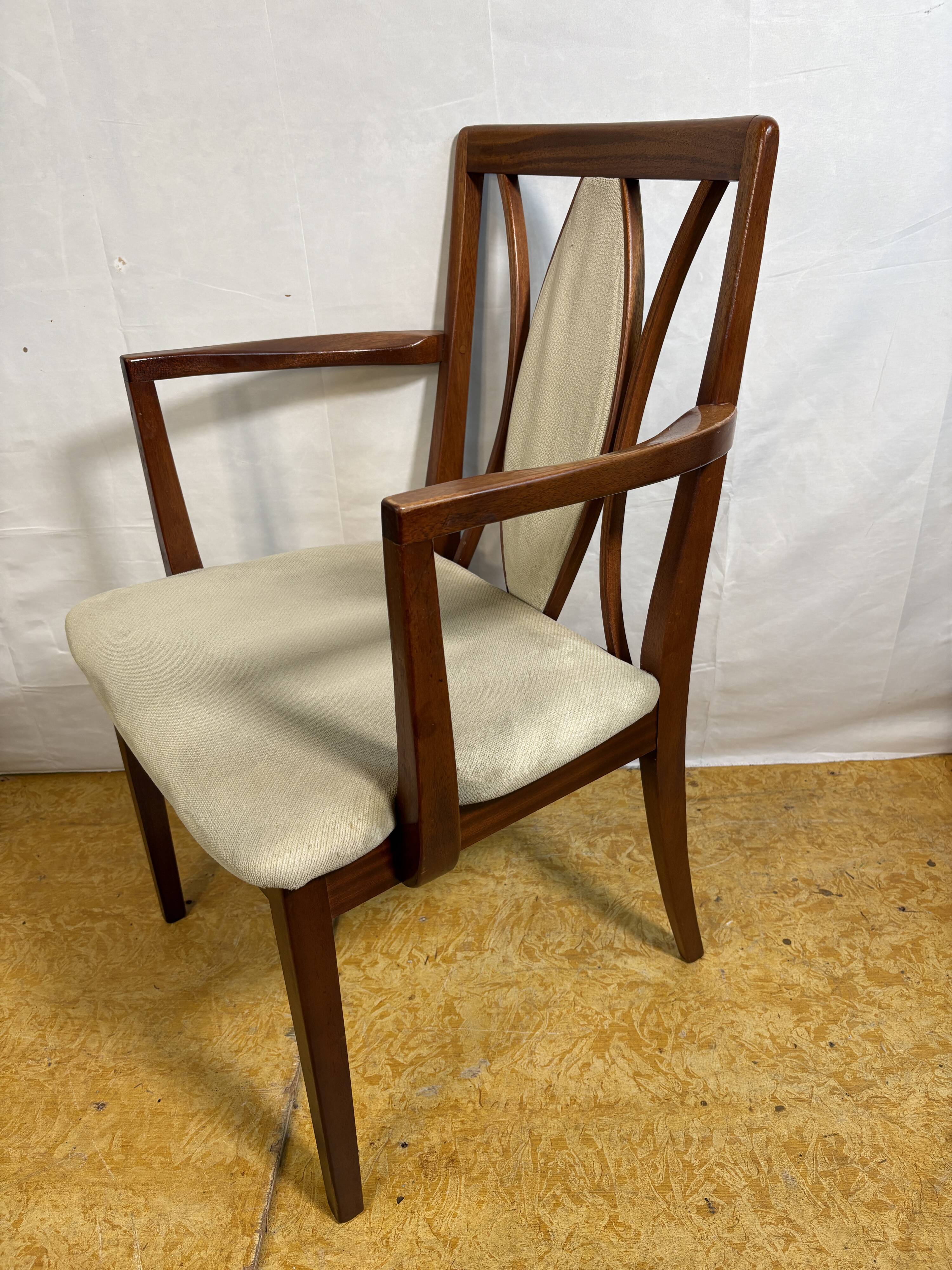 Set of 6 Mid-Century Retro Vintage Teak Dining Chairs by GPlan, 1970