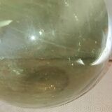Dame jeanne verre souffle vert