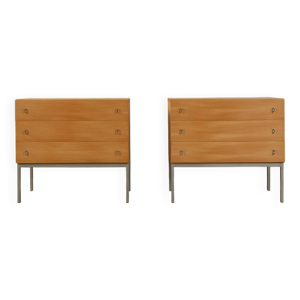 2 tables de chevet avec - 1960