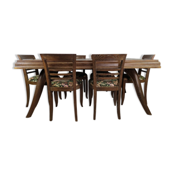 Art Deco table and chairs