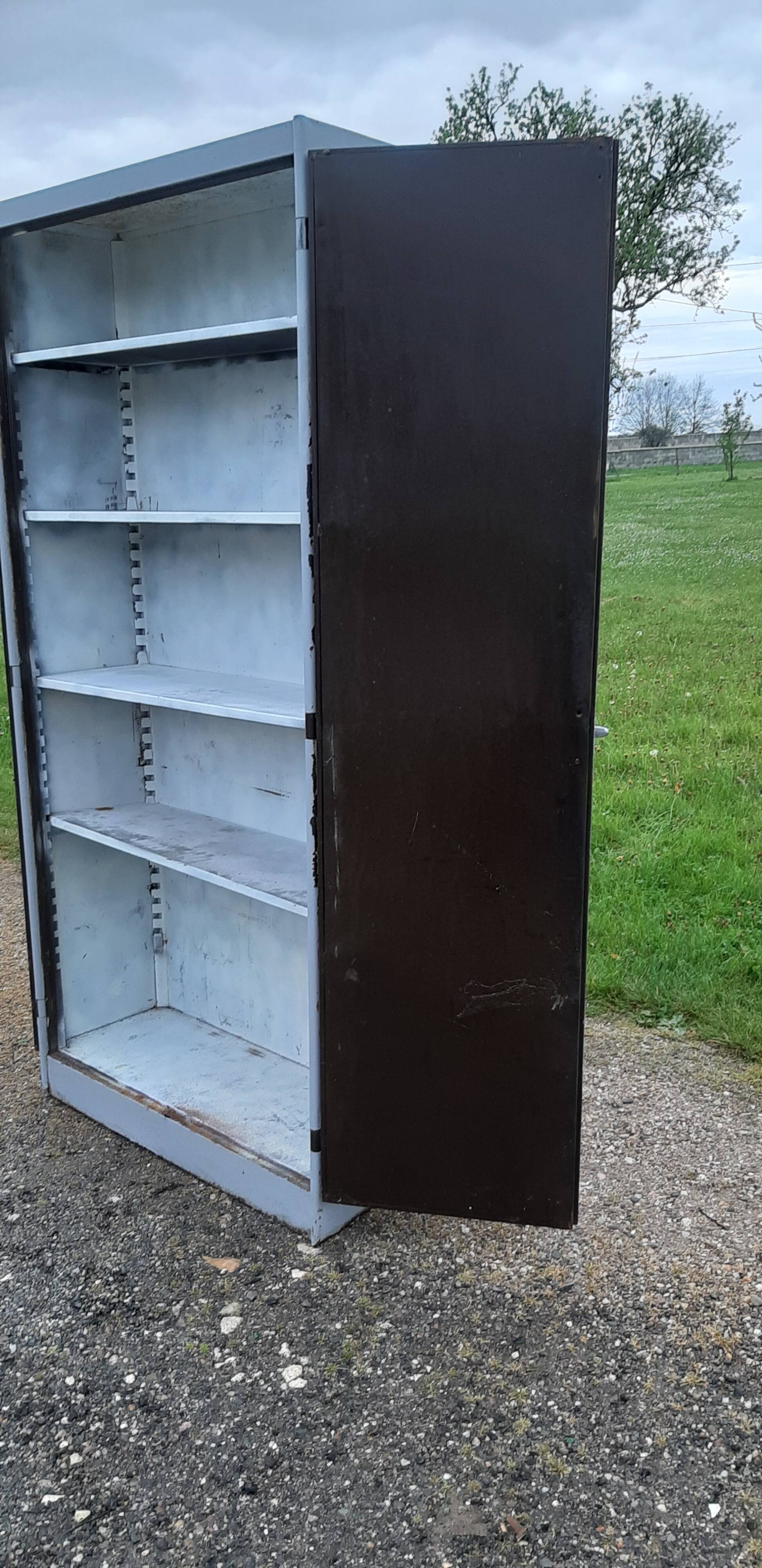 Industrial iron cabinet