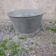 Old zinc basin