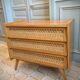 Vintage rattan dresser