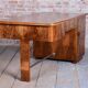 Art Deco Walnut Writing Desk from Up Závody, Czech, 1930s