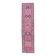 Vintage Pink Geometric Turkish Hand-Knotted Runner 80x337