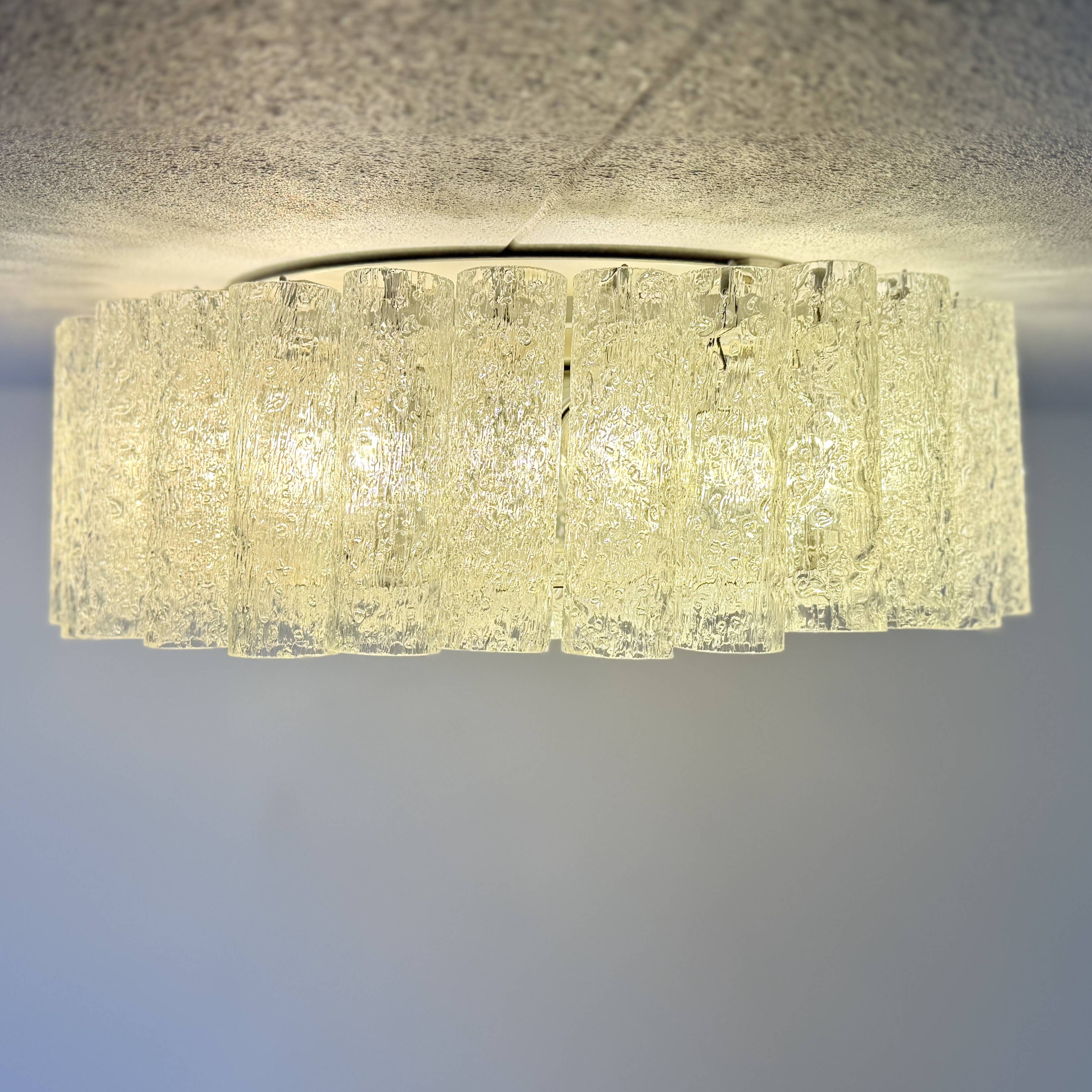 Doria Leuchten Murano Glass Ceiling Lamp
