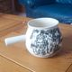 Old ceramic casserole pan Jacqueline Montfort. Castelet pottery.
