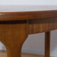 Mid century oval teak extendable dining table from mcintosh, 1960s