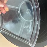 Coiffeuse et siège vintage italiens Silvi en plastique marron