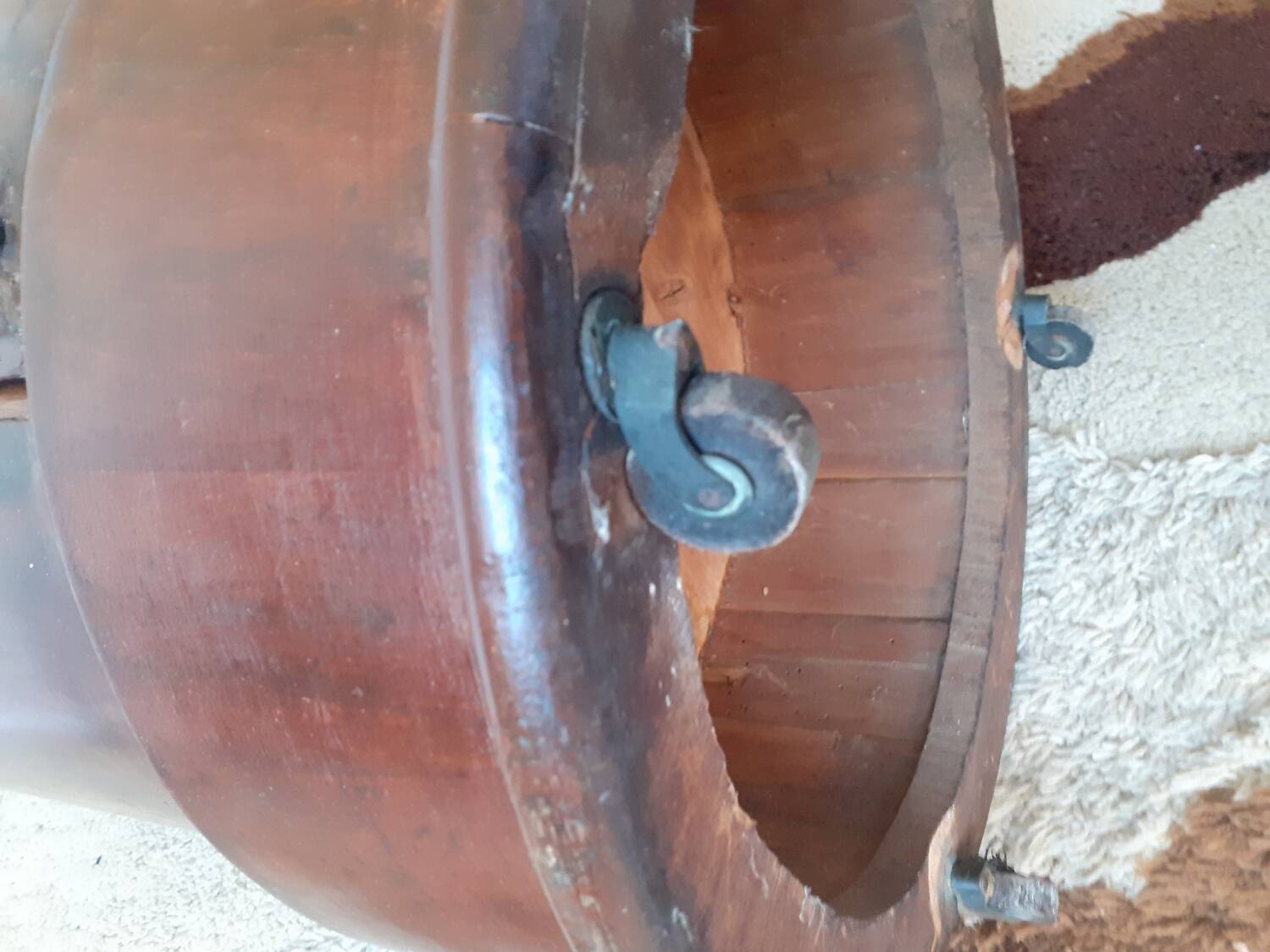 Empire mahogany bedside table called somno