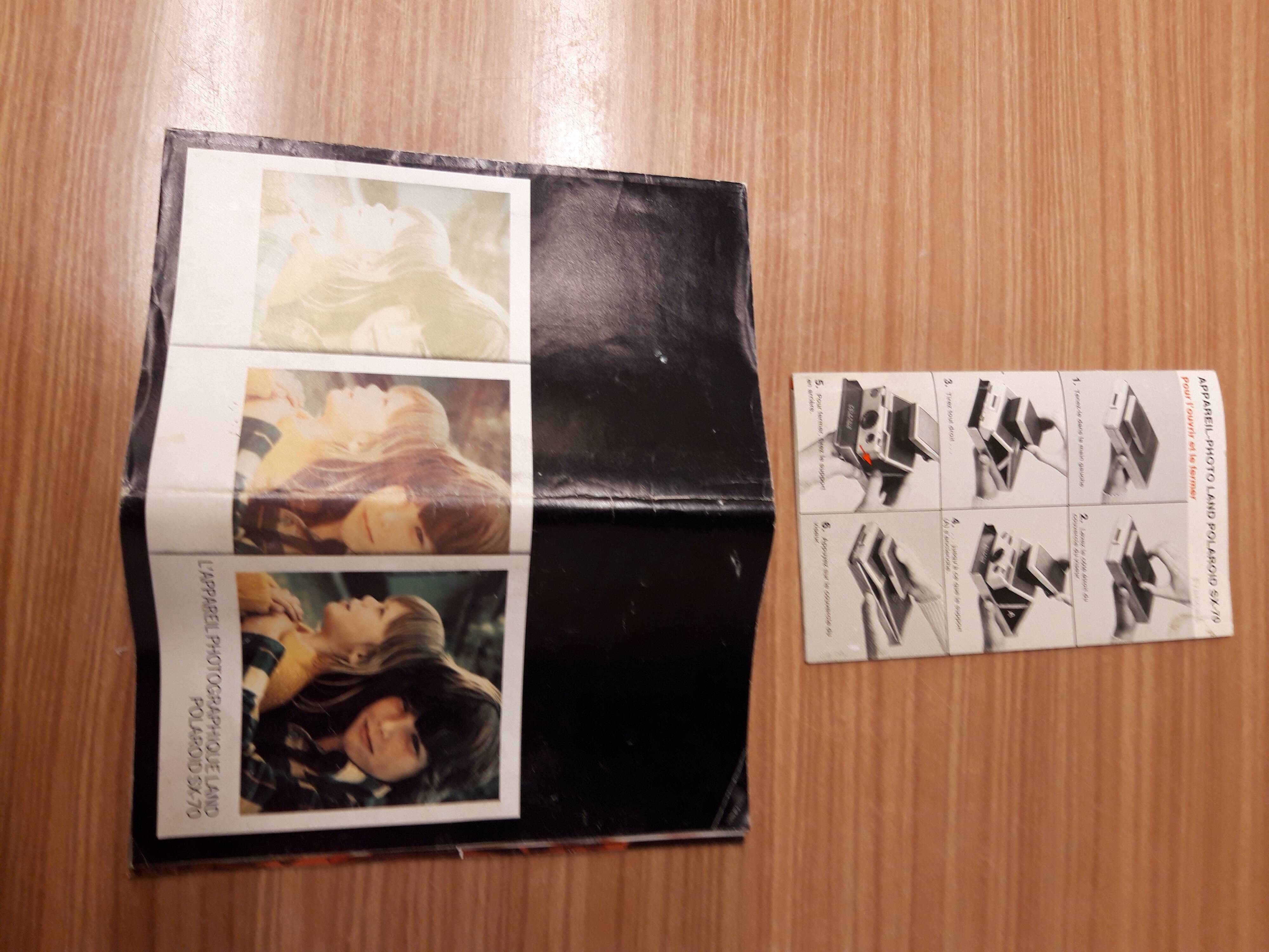 POLAROID SX 70 LAND CAMERA ANNEE 70