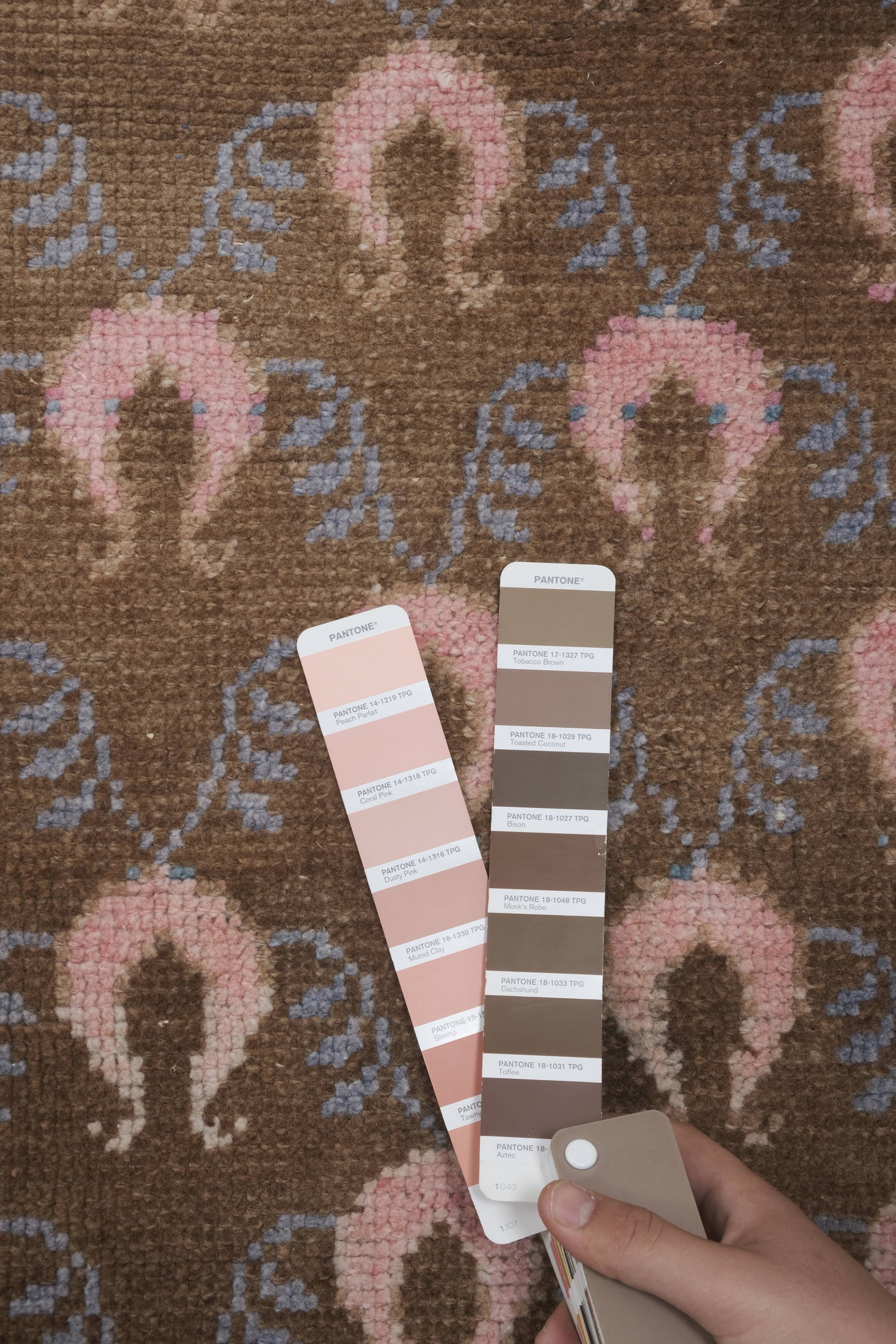 Vintage floral turkish runner