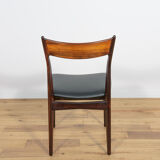 Mid Century Rosewood Dining Chairs by  H. P. Hansen for Randers Møbelfabrik, 1960s, Set of 4