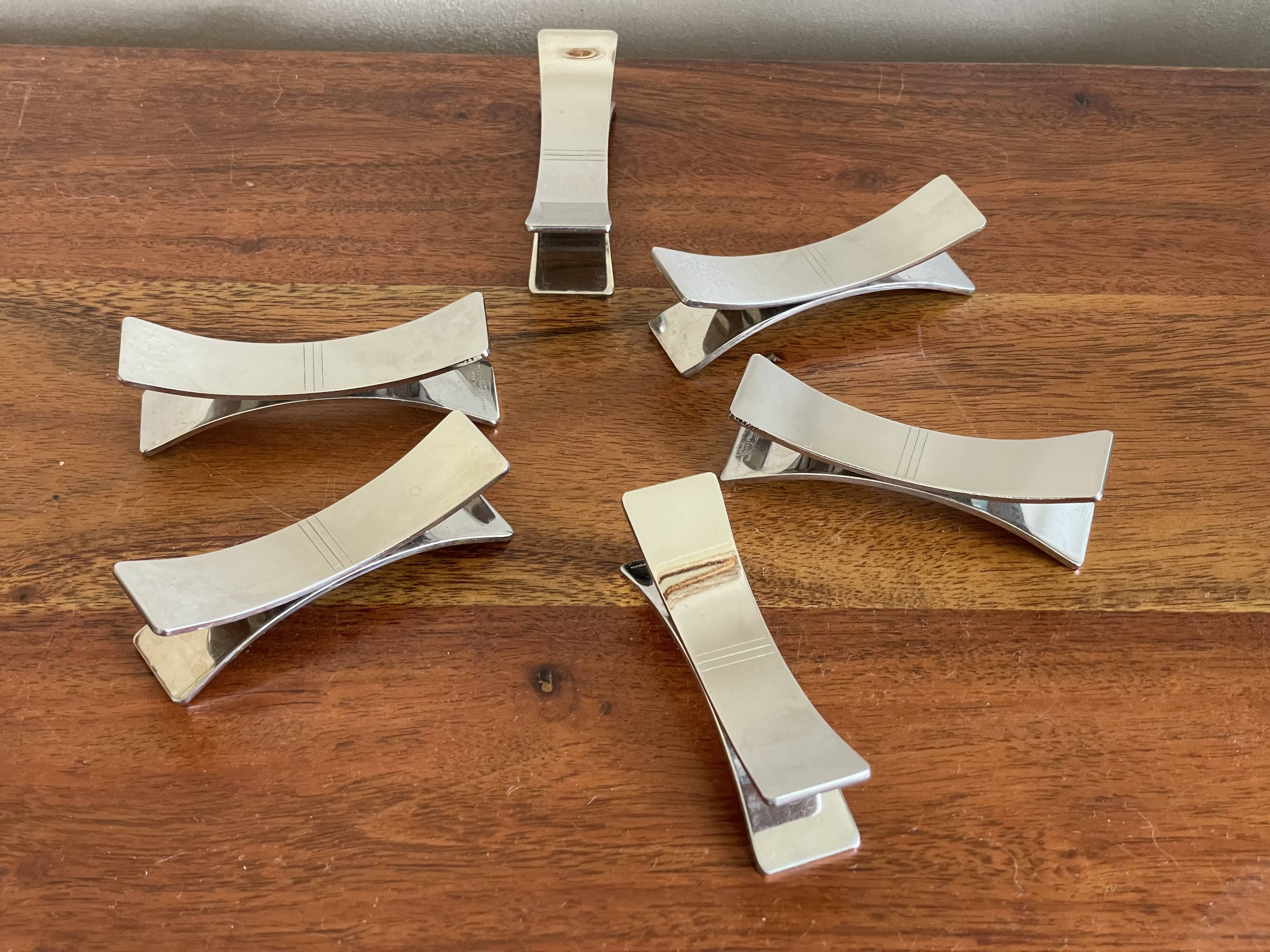 6 Letang Rémy knife holders in box