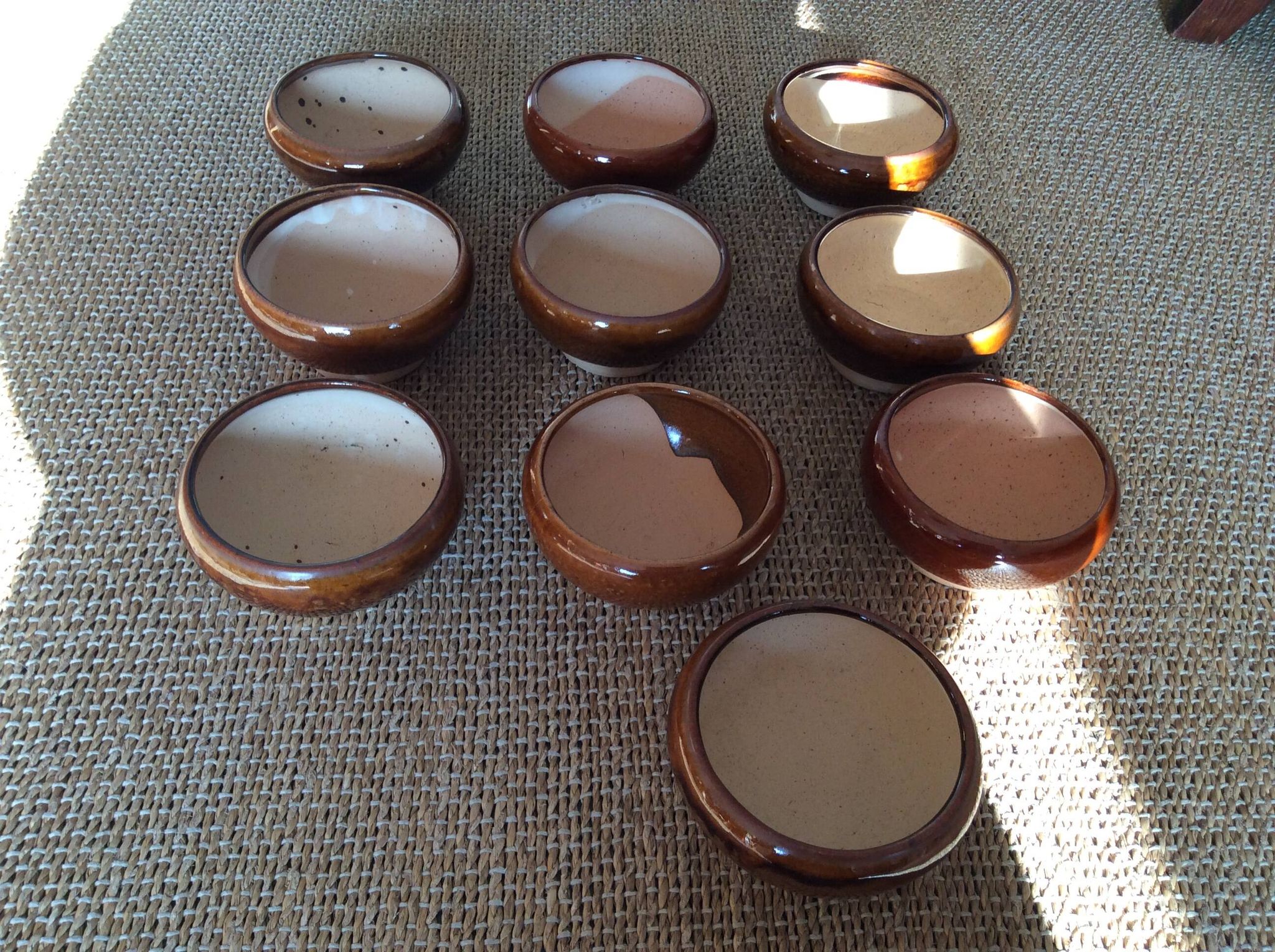 10 stoneware bowls