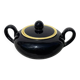 Villeroy & Boch Biarritz black and yellow ceramic sugar and candy dish