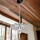 Farmhosue clear glass kitchen hanging lamp