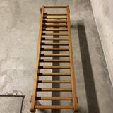 Bench design modernism vintage brutalist in wood