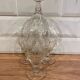 Set of 4 wine glasses in cut glass