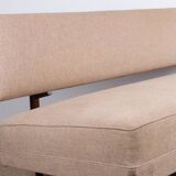 Large sofa, daybed, Scandinavian in teak and new fabric 1960.