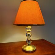 Adnet style glass ball lamp from the 60s