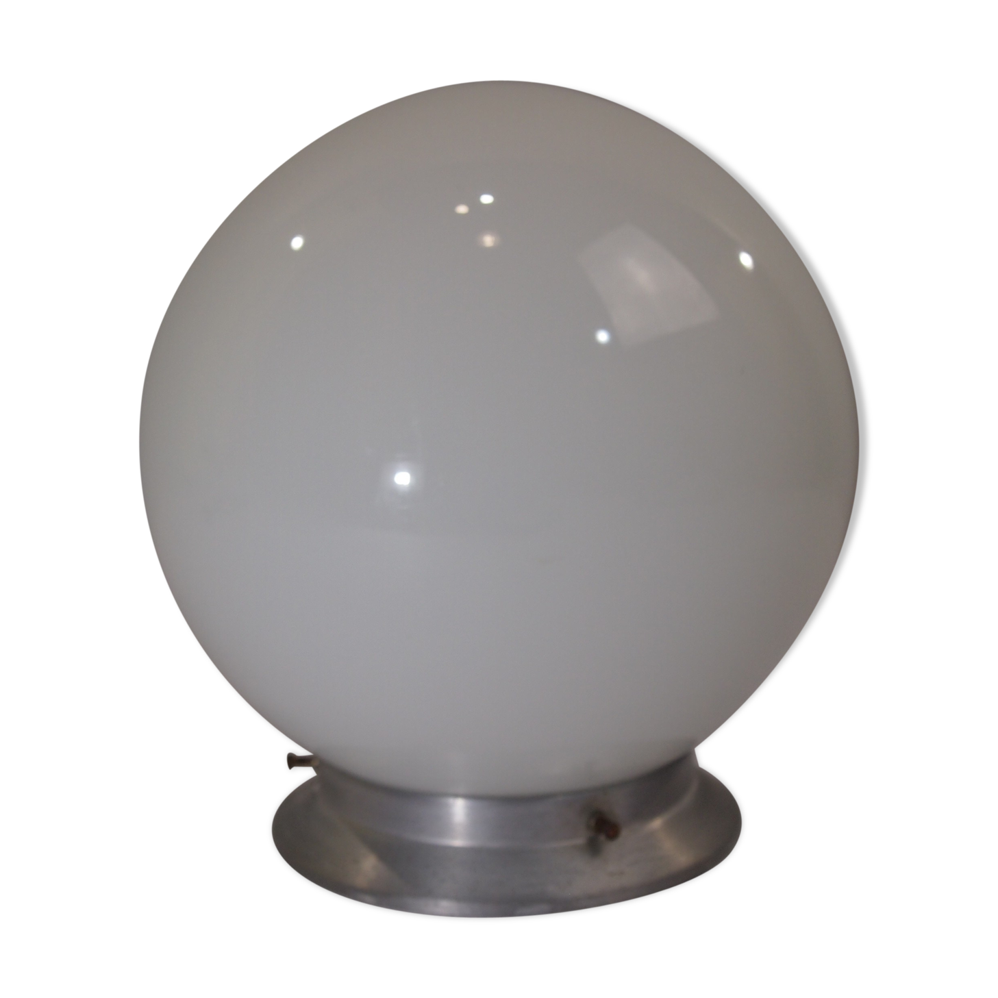 Glass vintage globe ceiling light