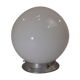 Glass vintage globe ceiling light