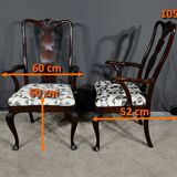 Paire de Fauteuils Chippendale en Acajou, Angleterre – Début XXe