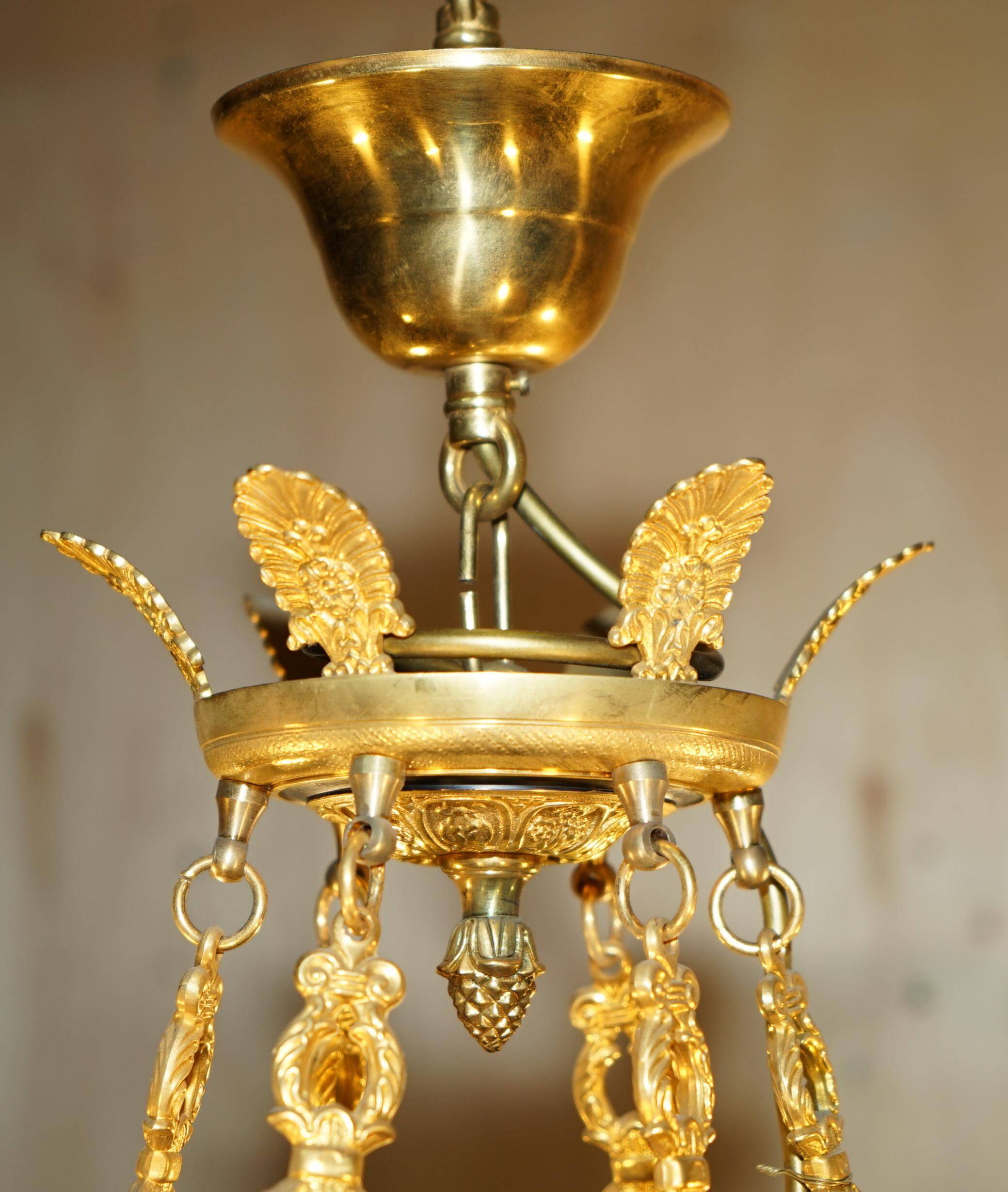 24-carat gold-plated bronze chandeliers L'Originale Italy
