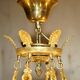 24-carat gold-plated bronze chandeliers L'Originale Italy