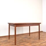 Mid-Century Danish Teak Extendable Dining Table, 1960s.