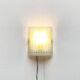 Vintage postmodern glass wall lamps from DIY Light, 1980s, set of 2.